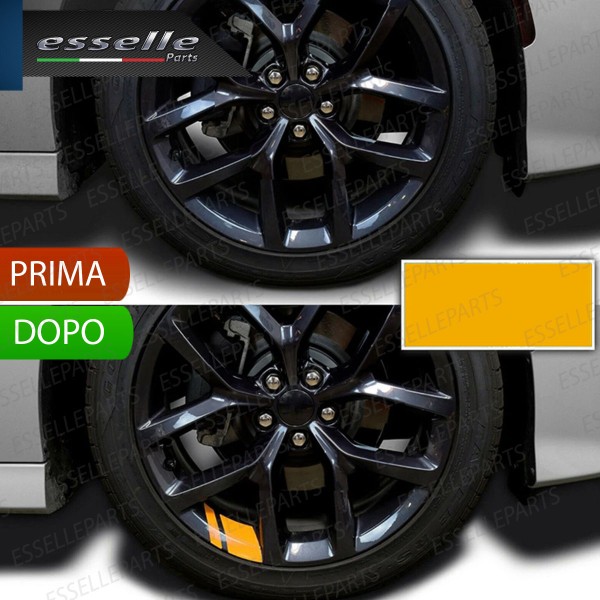 6 X DECALCOMANIE CERCHI IN LEGA RUOTE ADESIVO ORO PER OPEL CORSA E