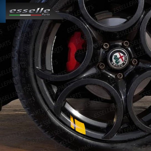 6 X DECALCOMANIE CERCHI IN LEGA RUOTE ADESIVO ORO PER OPEL CORSA E