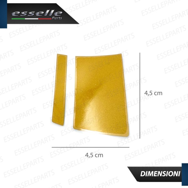 6 X DECALCOMANIE CERCHI IN LEGA RUOTE ADESIVO ORO PER SKODA RAPID