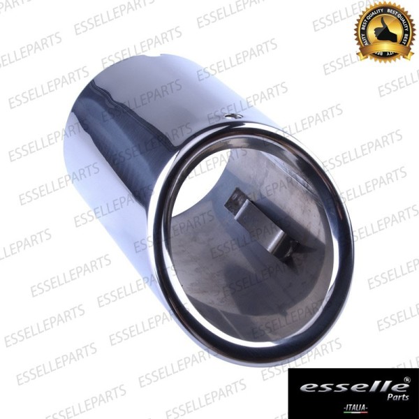 Terminale Di Scarico Cromato Marmitta Finalino Cromato Inox Audi A3 8P