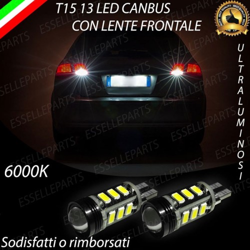 Coppia Lampade LED Retromarcia Da 13 LED Canbus 6000K Audi A3 8P Sportback