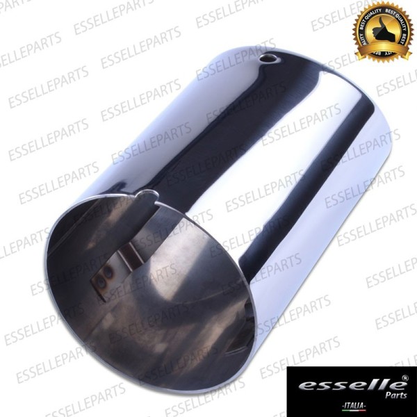 Terminale Di Scarico Cromato Marmitta Finalino Cromato Inox Audi A3 8P Pre-Restyling