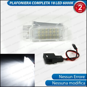 Placchetta Completa Da 18 LED Vano Bagagli LED per Audi A4 B8