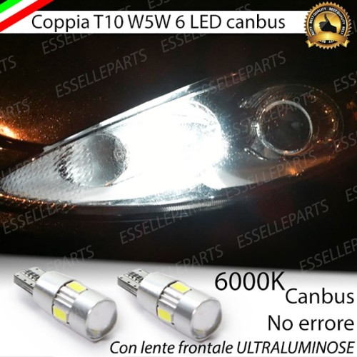 Luci Di Posizione 6 LED Per Ford Fiesta MK6 Luce Bianca