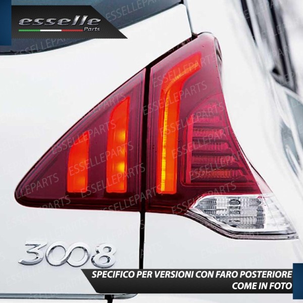 Lampade T15 W16W 15 LED 6000K Bianco Canbus Retromarcia Peugeot 3008