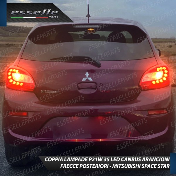 Frecce Posteriori P21W 35 LED Canbus Mitsubishi Space Star 2 Con fari posteriori a LED