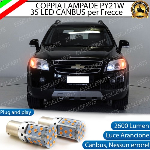 Lampade ANTERIORI PY21W BAU15S 35 LED Canbus CHEVROLET CAPTIVA C100 C140