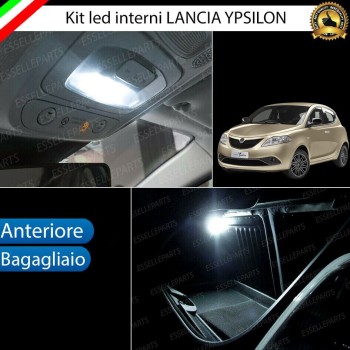 Kit LED interni Completo 6000K Bianco Canbus Lancia Ypsilon 846 con plafoniera singola