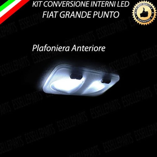 Kit LED interni Basic Pack 6000K Canbus Fiat Grande Punto con plafoniera doppia