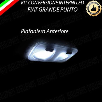 Kit LED interni Basic Pack 6000K Canbus Fiat Grande Punto con plafoniera doppia