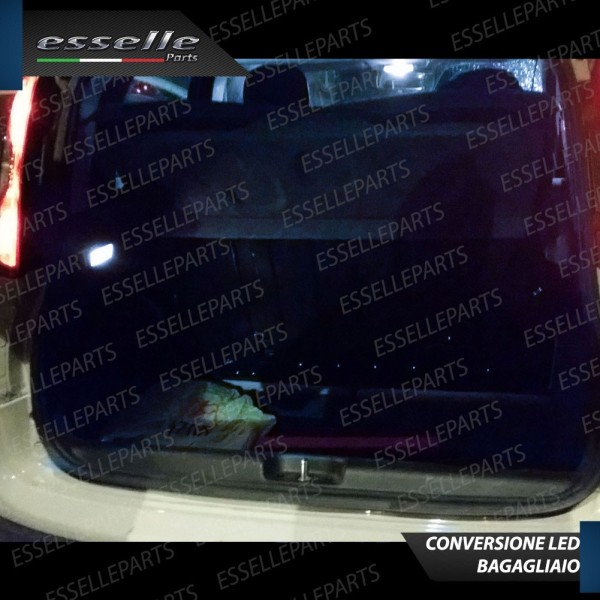 Kit LED interni + Luci targa LED 6000K Canbus Fiat Panda MK3 con plafoniera doppia