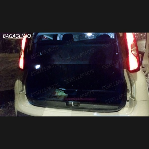 Kit LED interni Completo 6000K Canbus Fiat Panda MK3 con plafoniera Singola