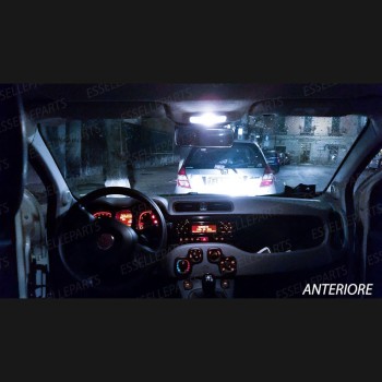 Kit LED interni Basic Pack 6000K Canbus Fiat Panda MK3 con plafoniera Singola