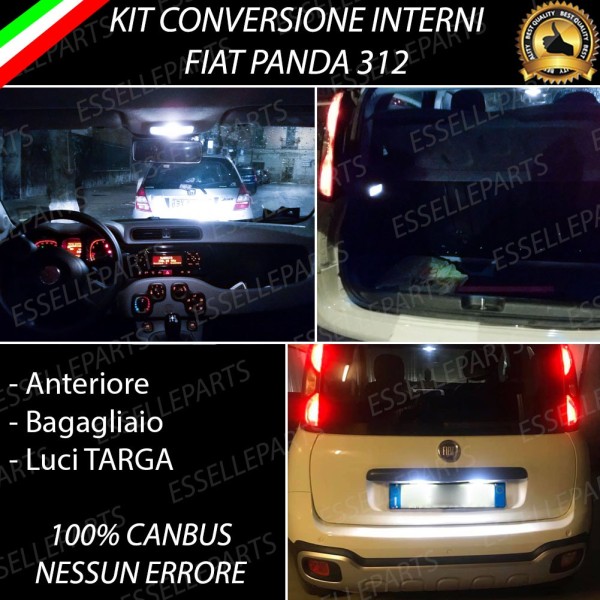 Kit LED Interni + Targa Fiat Panda MK3