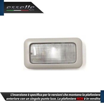 Kit LED interni + Luci targa LED 6000K Canbus Fiat Panda MK3 con plafoniera Singola