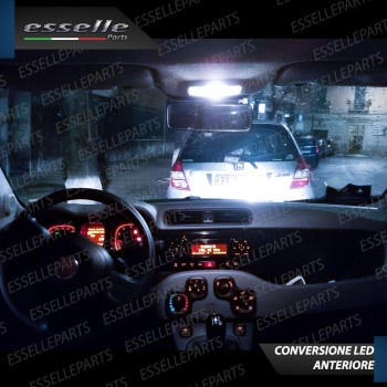 Kit LED interni + Luci targa LED 6000K Canbus Fiat Panda MK3 con plafoniera Singola