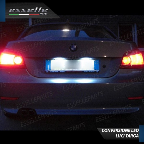 Kit LED interni + Luci targa LED 6000K Luce Bianca Canbus Bmw Serie 5 E60 Berlina
