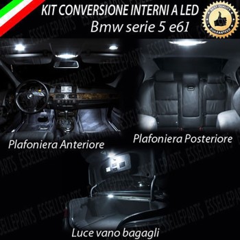 Kit LED interni Basic Pack 6000K Luce Bianca Canbus Bmw Serie 5 E61 Touring