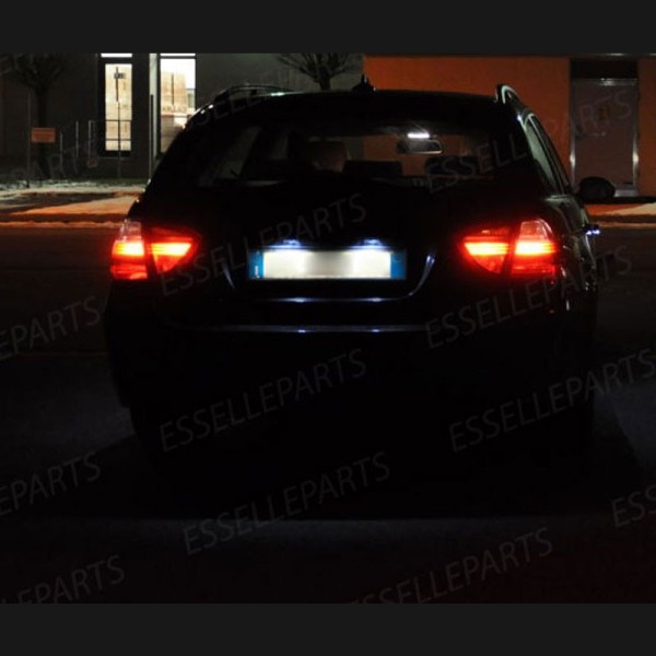Kit LED interni + Luci targa LED 6000K Bianco Canbus Bmw Serie 3 E90 Berlina