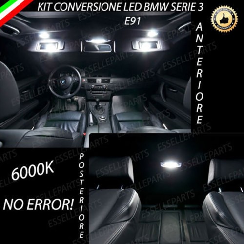 Kit LED interni Basic Pack 6000K Bianco Canbus Bmw Serie 3 E91 Touring