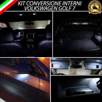 Kit LED Interni Comleto + LED Antipozzanghera VW Golf MK7 con interni alogeni Kit LED Interni Comleto + LED Antipozzanghera VW Golf MK7 con interni alogeni