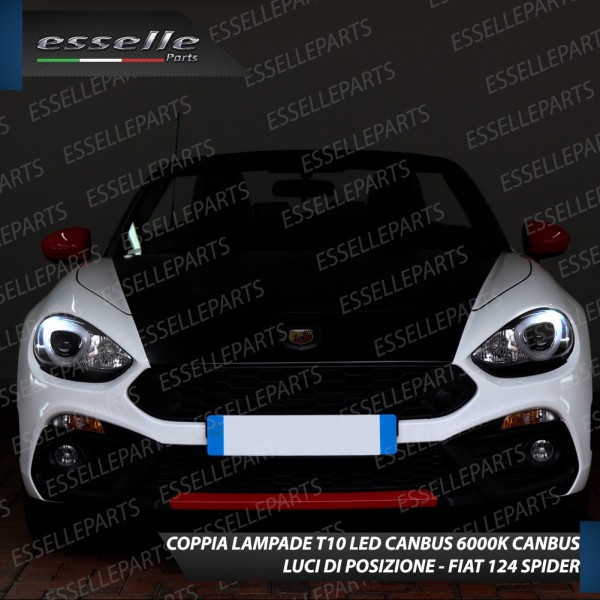 Coppia Luci Posizione 6 LED Canbus Fiat 124 Spider