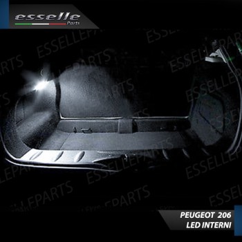 Kit LED Interni Completo 6000K Luce Bianca Canbus Per Peugeot 206 206 Cc