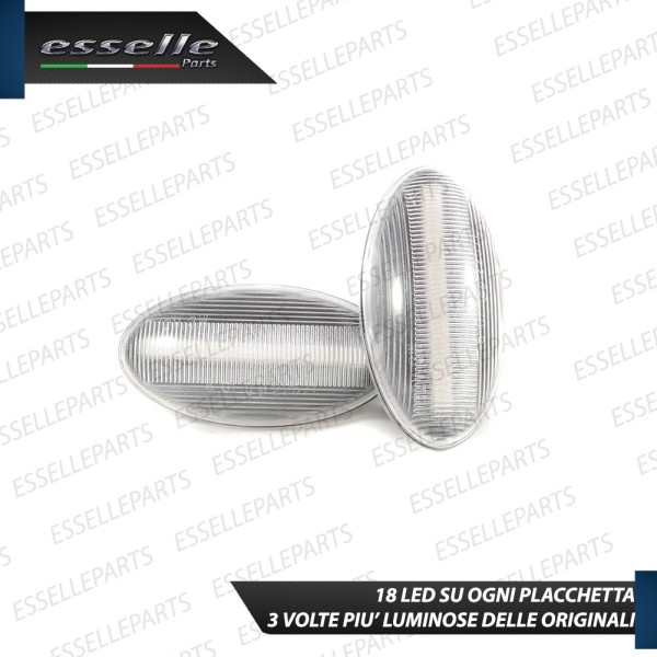 Placchette Laterali A 18 LED Per Frecce Specifiche Per Peugeot 206