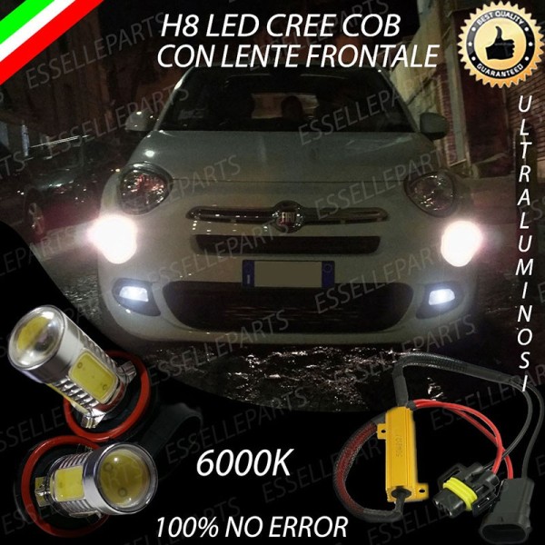 Luci Fendinebbia H8 LED 900 Lumen Fiat 500X Dal 2017