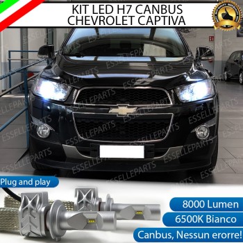 Kit Full LED H7 8000 Lumen 6000K bianco Anabbaglianti CHEVROLET CAPTIVA Restyling Kit Full LED H7 8000 Lumen 6000K bianco Anabbaglianti CHEVROLET CAPTIVA Restyling