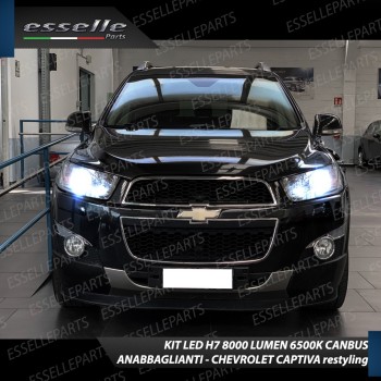 Kit Full LED H7 8000 Lumen 6000K bianco Anabbaglianti CHEVROLET CAPTIVA Restyling Kit Full LED H7 8000 Lumen 6000K bianco Anabbaglianti CHEVROLET CAPTIVA Restyling