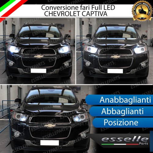 Conversione Fari Full LED 6000K bianco Chevrolet Captiva Restyling