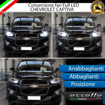 Conversione Fari Full LED 6000K bianco Chevrolet Captiva Restyling