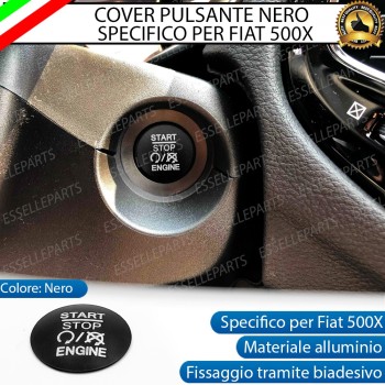 Cover Nero Pulsante Accensione Per Fiat 500X