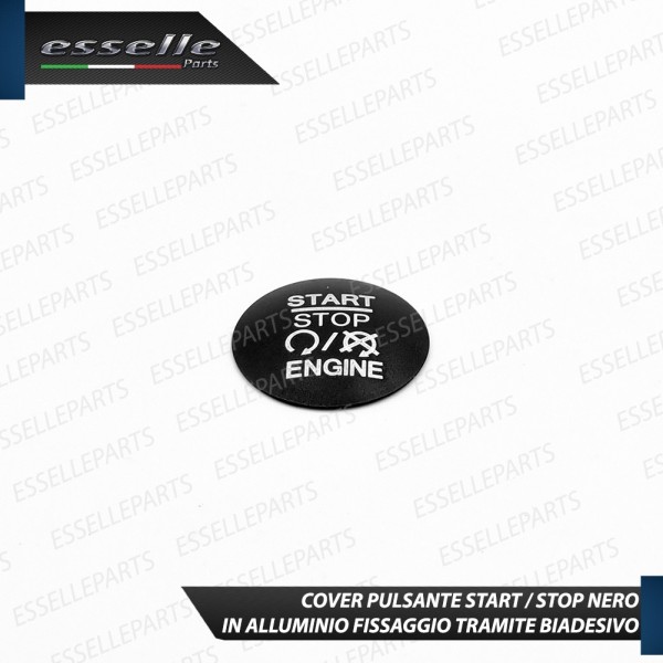 Cover Nero Pulsante Accensione Per Fiat 500X