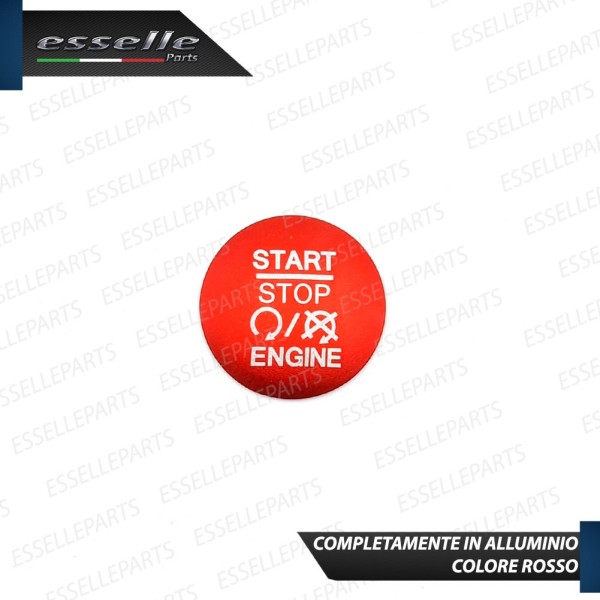 Cover Rosso Pulsante Accensione Per Fiat 500X