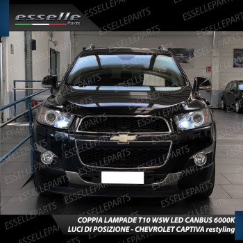 Conversione Fari Full LED 6000K bianco Chevrolet Captiva Restyling