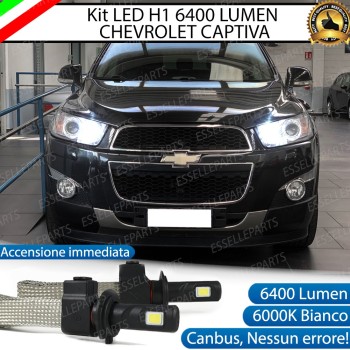 Kit Full LED H1 Abbaglianti 6400 Lumen 6000K bianco CHEVROLET CAPTIVA Kit Full LED H1 Abbaglianti 6400 Lumen 6000K bianco CHEVROLET CAPTIVA