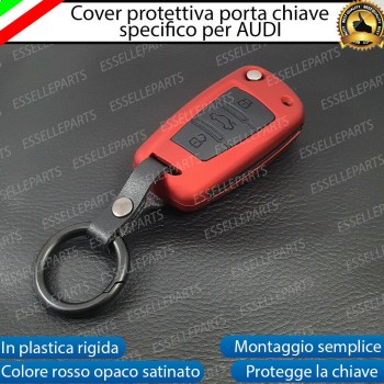 Cover Rosso Satinato In Plastica Rigida Di Protezione Specifica Per Chiave Audi A1 Cover Rosso Satinato In Plastica Rigida Di Protezione Specifica Per Chiave Audi A1