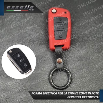 Cover Rosso Satinato In Plastica Rigida Di Protezione Specifica Per Chiave Audi A1 Cover Rosso Satinato In Plastica Rigida Di Protezione Specifica Per Chiave Audi A1