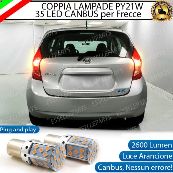 Coppia Frecce Posteriori PY21W 35 LED Canbus NISSAN NOTE II Coppia Frecce Posteriori PY21W 35 LED Canbus NISSAN NOTE II
