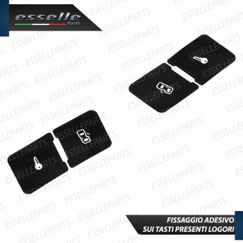 Set Ricambio Per Tasti Chiusura Centralizzata Porte Per Audi A3 8P Adesivi Set Ricambio Per Tasti Chiusura Centralizzata Porte Per Audi A3 8P Adesivi