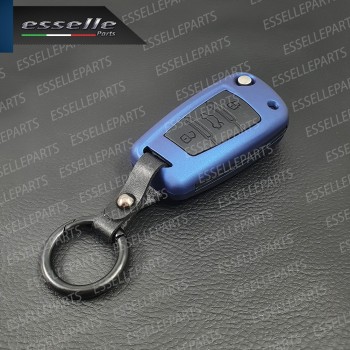 Cover Blu Satinato In Plastica Rigida Di Protezione Specifica Per Chiave Audi A3 8V Cover Blu Satinato In Plastica Rigida Di Protezione Specifica Per Chiave Audi A3 8V