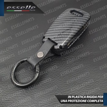 Cover Carbon Look In Plastica Rigida Di Protezione Specifica Per Chiave Audi A3 8V Cover Carbon Look In Plastica Rigida Di Protezione Specifica Per Chiave Audi A3 8V