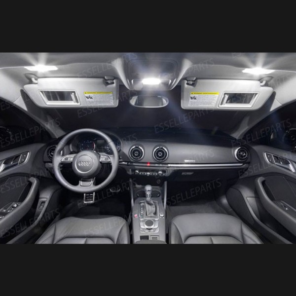 Kit LED interni Completo 6000K Luce Bianca Canbus Audi A3 8V