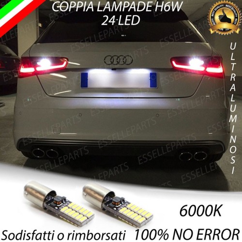 Coppia Lampade LED Retromarcia Da 24 LED Canbus 6000K Audi A3 8V