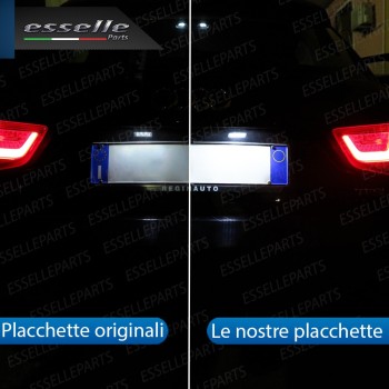 Coppia Placchette LED Per Versioni Con LED Targa Di Serie Audi A3 8V Coppia Placchette LED Per Versioni Con LED Targa Di Serie Audi A3 8V