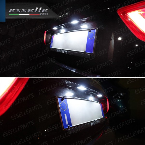 Coppia Placchette LED Per Versioni Con LED Targa Di Serie Audi A3 8V