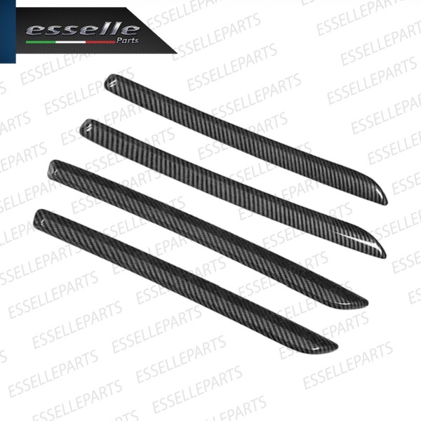 4 X Modanature Portiere Interne In Carbon Look Per Audi A3 8V