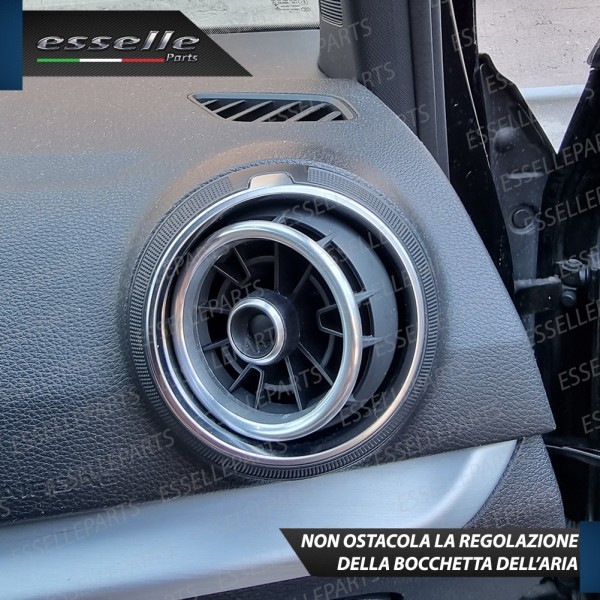 4 Inserti Alluminio Bocchettoni Aria Condizionata Per Audi A3 8V